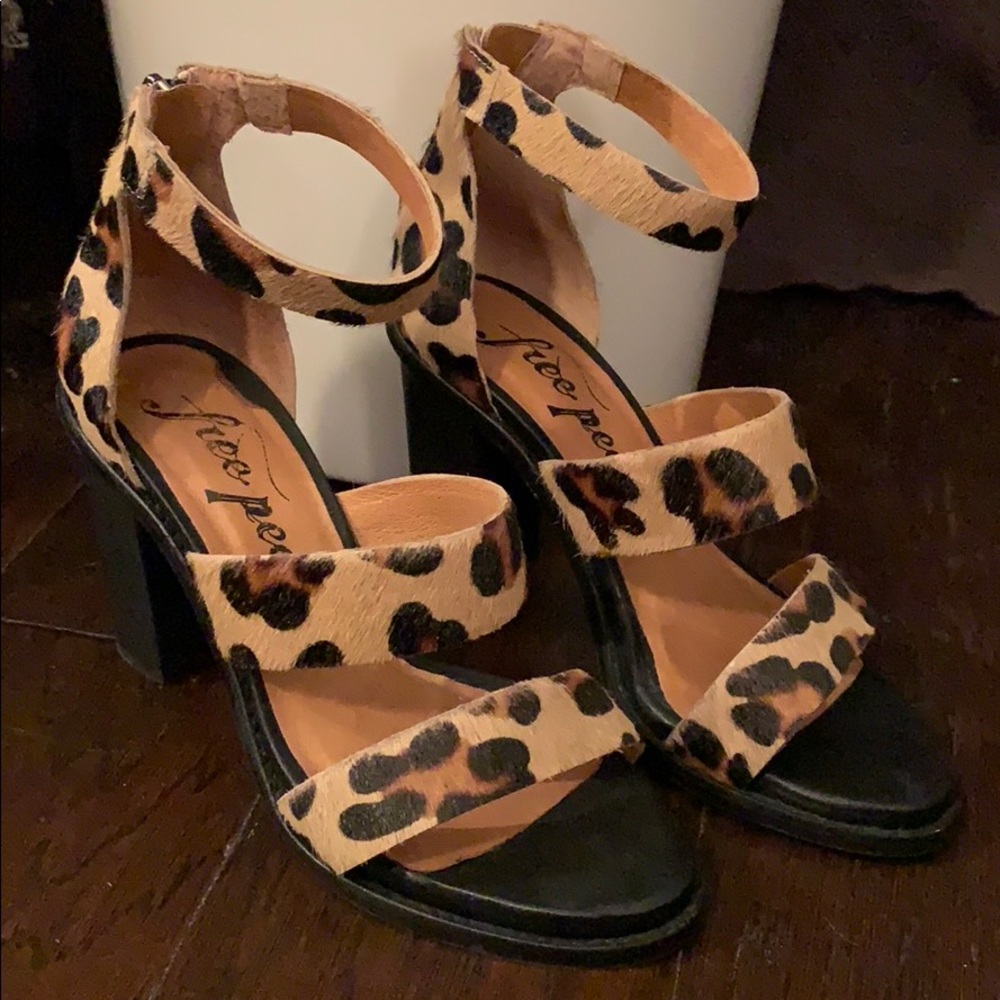 Free people leopard heels